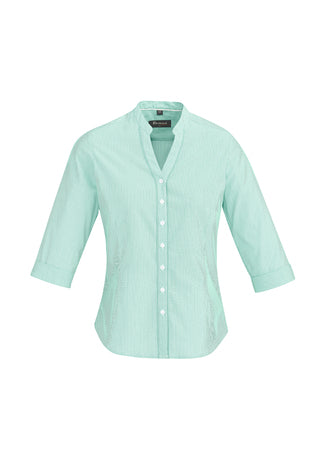 Biz Corporates Womens Bordeaux 3/4 Sleeve Shirt - 40114